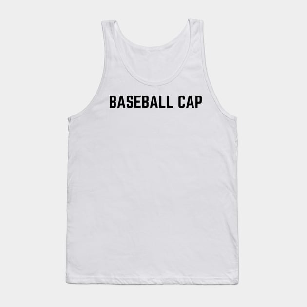 Basic Baseball Cap Tank Top by jeune98